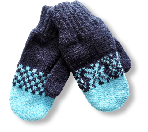 Detske pletené rukavice Danielko